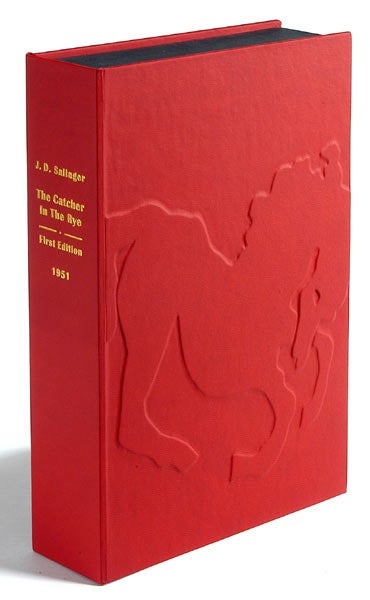 Item #19327 THE CATCHER IN THE RYE. Custom Collector's 'Sculpted' Clamshell Case. [Collector's...