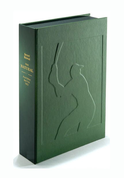 Item #19351 THE NATURAL. Custom Collector's 'Sculpted' Clamshell Case. Bernard Malamud.