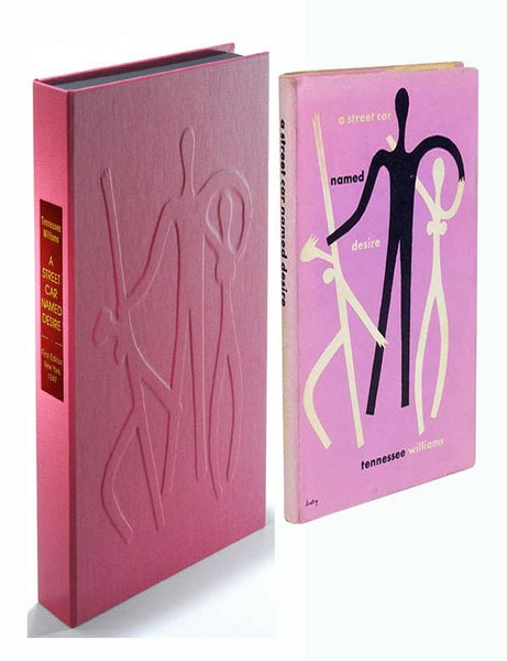 Item #19374 A STREETCAR NAMED DESIRE.Custom Collector's 'Sculpted' Clamshell Case. Tennessee...
