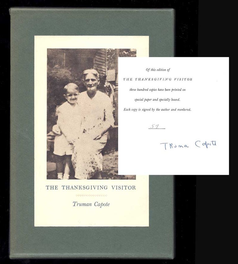 Item #20371 THE THANKSGIVING VISITOR. Signed. Truman Capote.