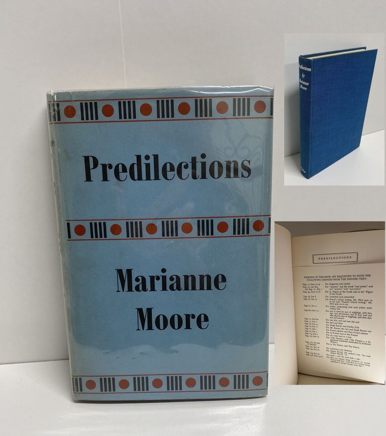 Item #20752 PREDILECTIONS. Marianne Moore
