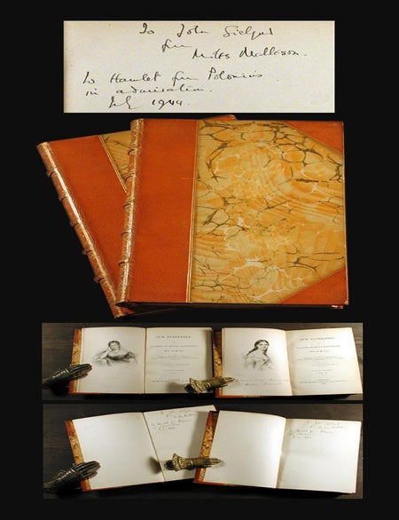 Item #20777 OUR ACTRESSES; OR, GLANCES AT STAGE FAVOURITES. Past and Present. Inscribed: "To...