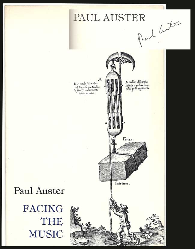 Item #21094 FACING THE MUSIC. Signed. Paul Auster