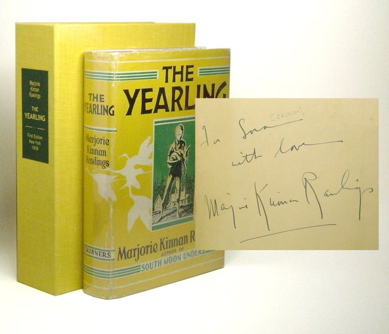 Item #23025 THE YEARLING. Signed. Marjorie Kinnan Rawlings