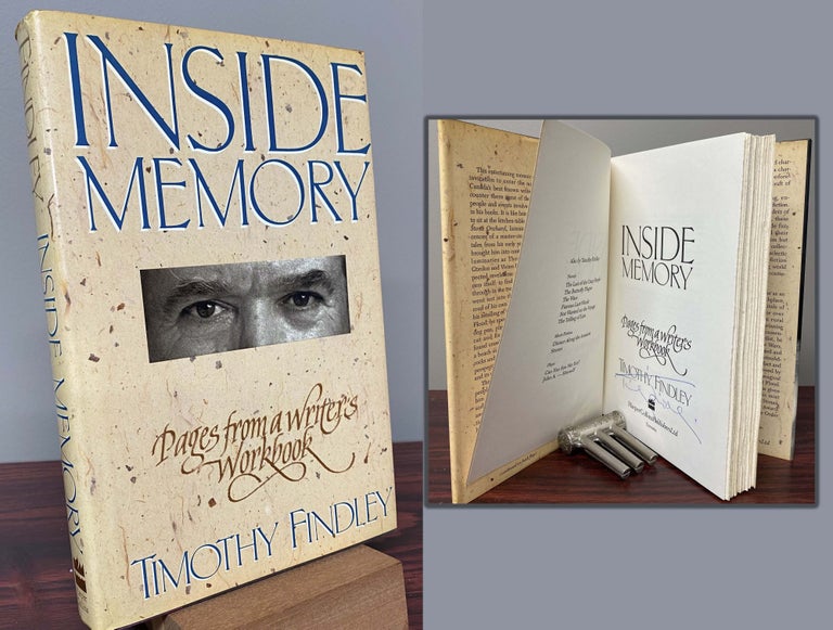 Item #26620 INSIDE MEMORY. PAGES FROM A WRITER'S WORKBOOK. Signed by Timothy Findley. Timothy...