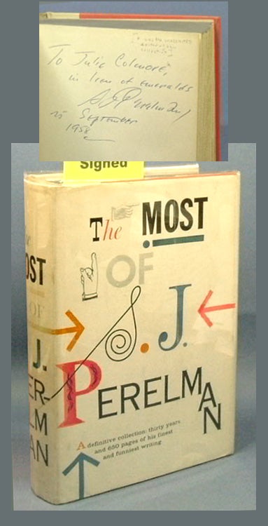Item #27183 THE MOST OF S.J. PERELMAN. (Introduction by Dorothy Parker). S. J. Perelman