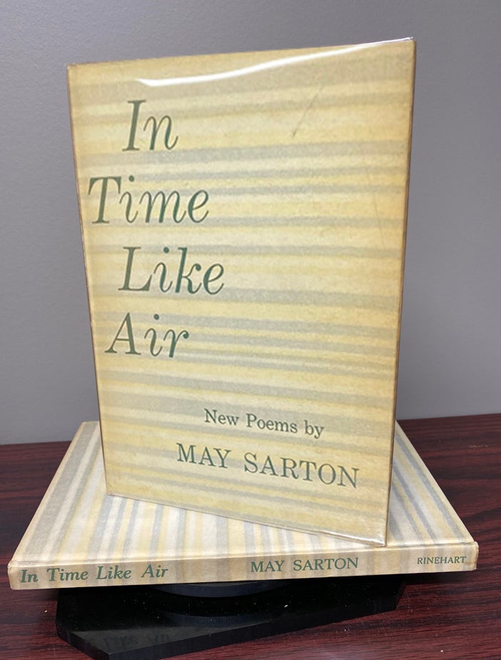 Item #27567 IN TIME LIKE AIR. Signed. May Sarton