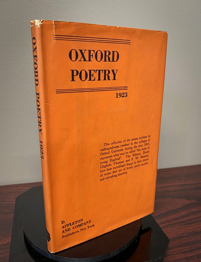 Item #27624 OXFORD POETRY. 1923. Graham Greene
