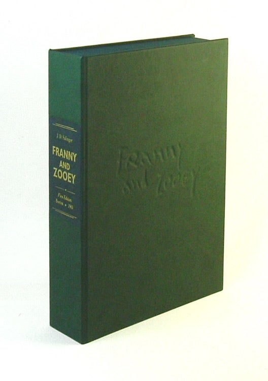 Item #28569 FRANNY AND ZOOEY. Custom Collector's 'Sculpted' Clamshell Case. J. D. Salinger
