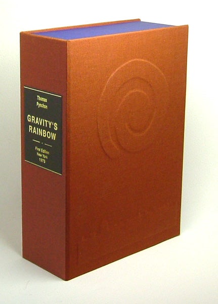 Item #29039 GRAVITY'S RAINBOW. Custom Collector's 'Sculpted' Clamshell Case Only. Thomas Pynchon