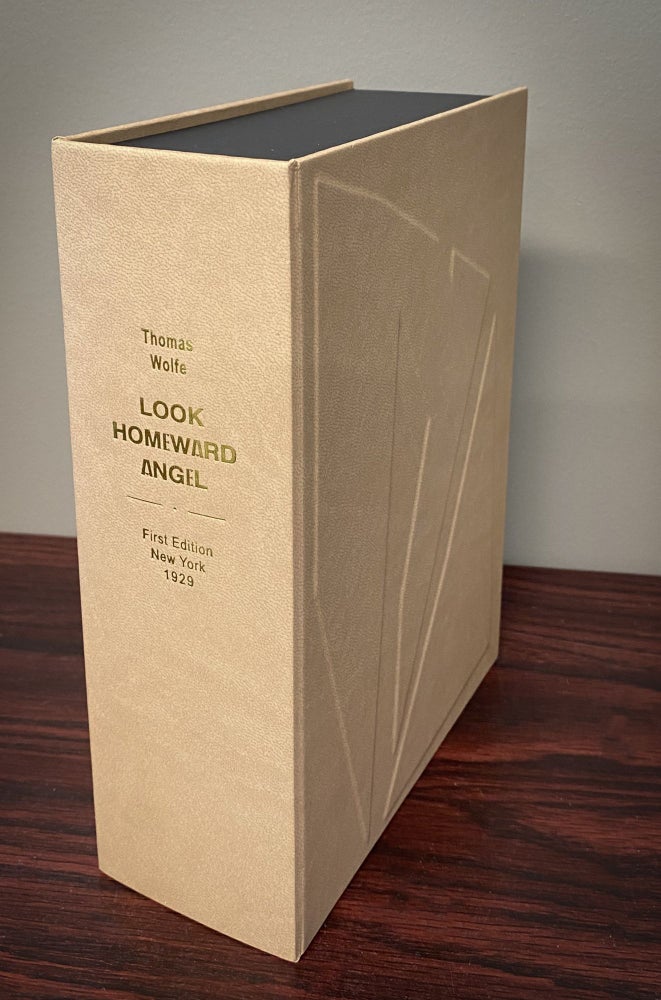 Item #29045 LOOK HOMEWARD ANGEL. Custom Clamshell Case Only. (NO BOOK INCLUDED). Thomas Wolfe.