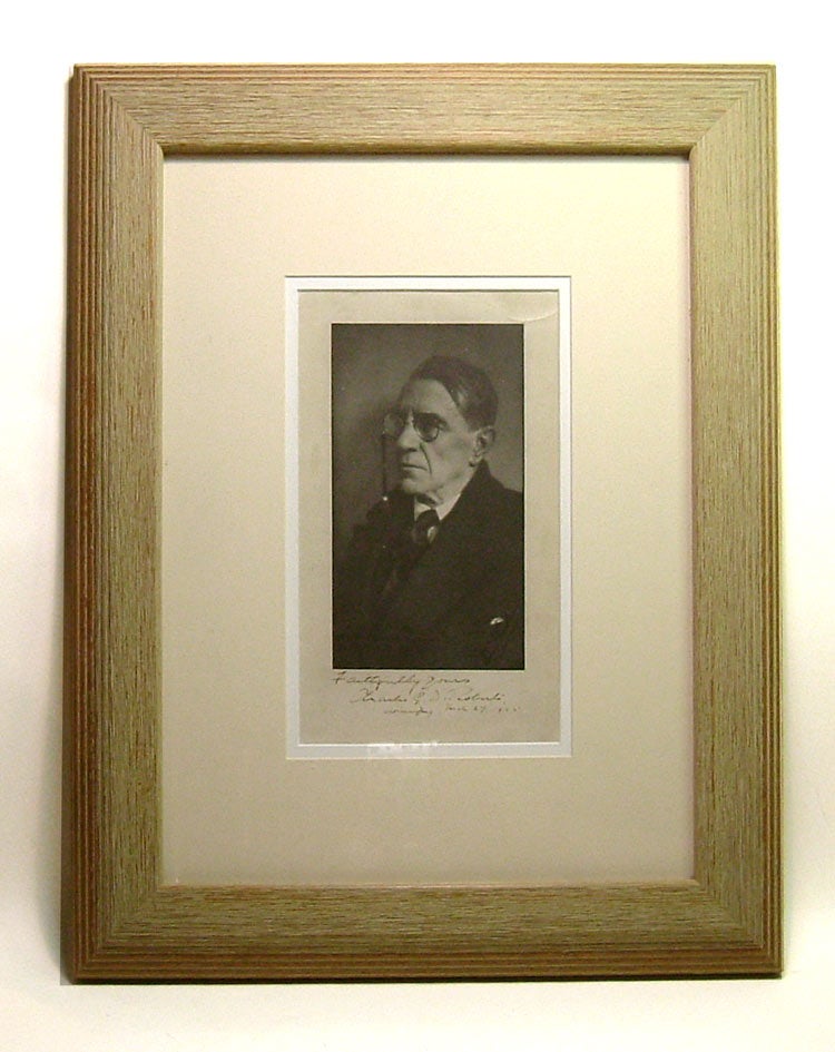 Item #29161 Original Signed Portrait Photograph. Sir Charles G. D. Roberts