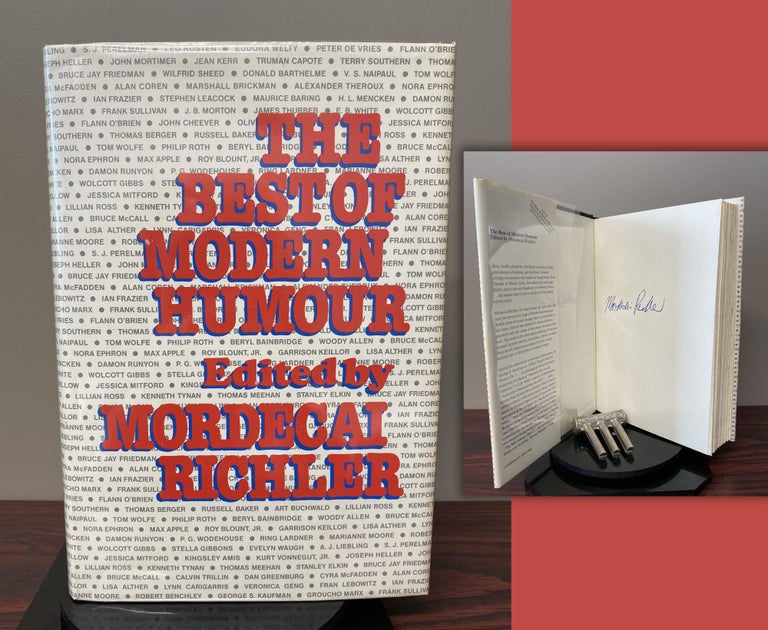 Item #29421 THE BEST OF MODERN HUMOUR. Signed. Mordecai Richler, edit.