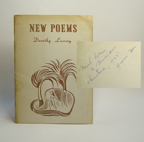 Item #29517 NEW POEMS. Signed. Dorothy Livesay