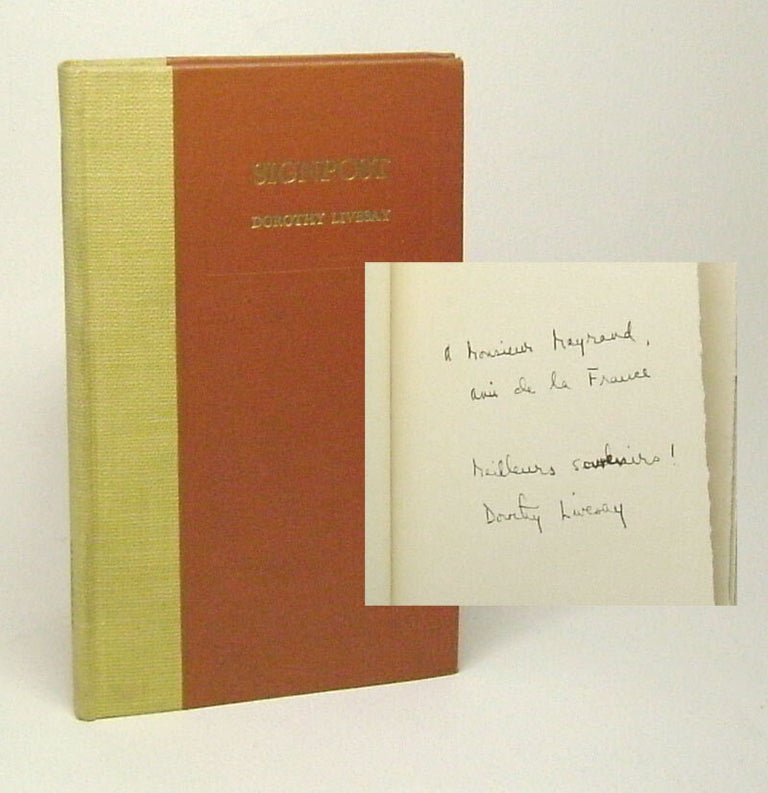Item #29673 SIGNPOST. Signed. Dorothy Livesay