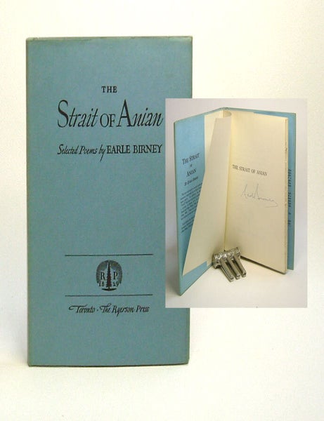 Item #29713 STRAIT OF ANIAN. Earl Birney