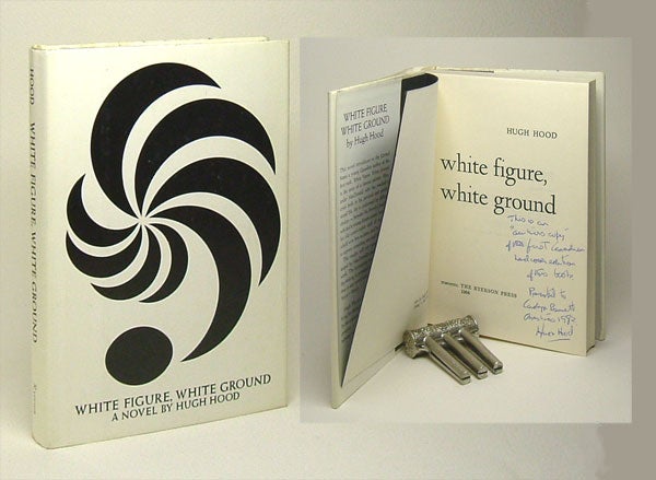 Item #29740 WHITE FIGURE, WHITE GROUND. Signed. Hugh Hood.