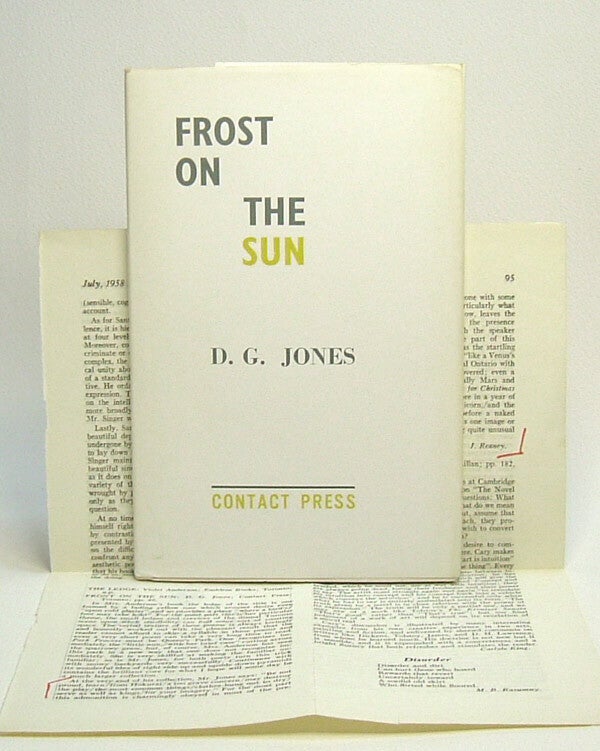 Item #29742 FROST ON THE SUN. D. G Jones