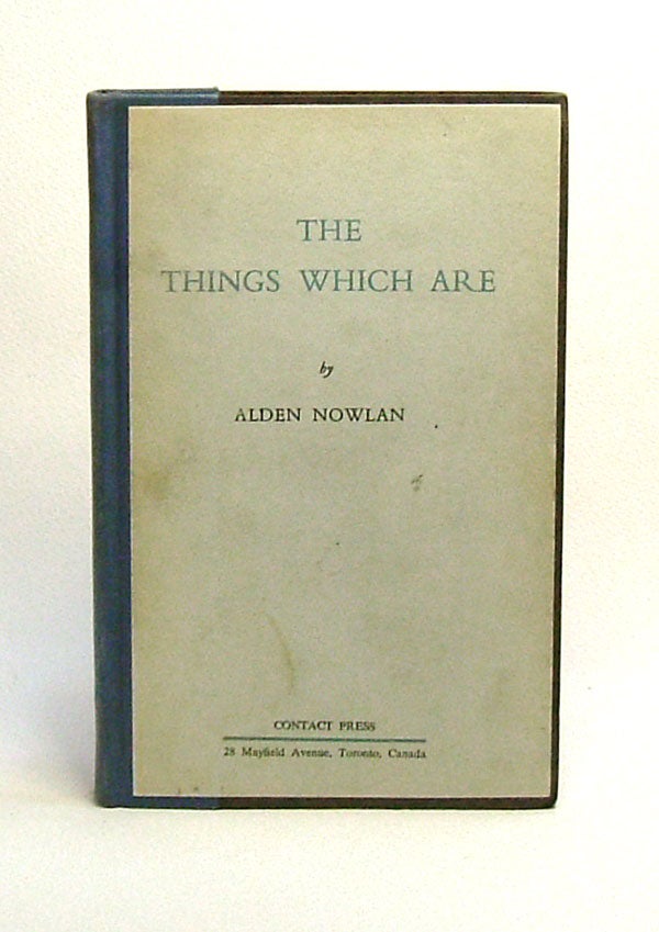 Item #29772 THE THINGS WHICH ARE. Alden Nowland