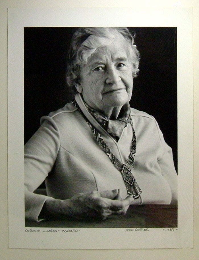 Item #29803 Original Photograph By John Reeves. Dorothy Livesay, John Reeves
