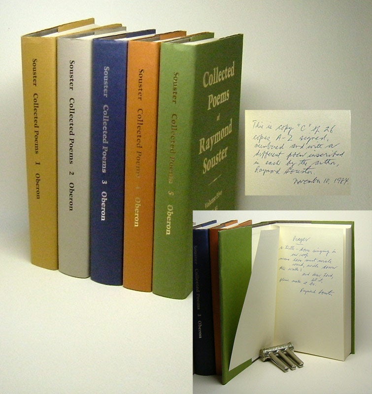 Item #29886 COLLECTED POEMS OF RAYMOND SOUSTER. Volumes One To Five. Signed. Raymond Souster