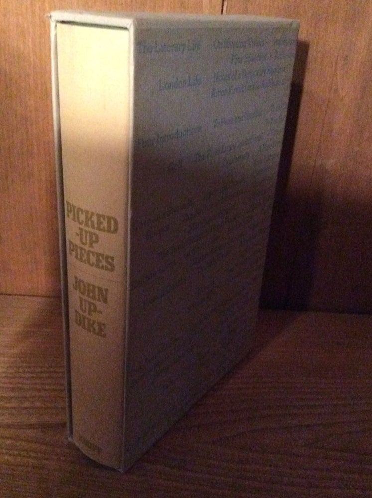 Item #29961 PICKED-UP PIECES. Signed. John Updike