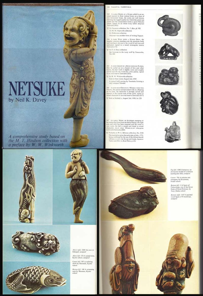 Item #29978 NETSUKE. A Comprehensive Study Based On The M.J. Hindson Collection. Neil K. Davey