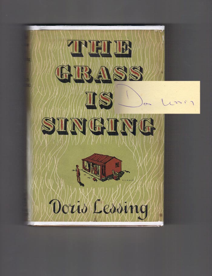 Item #30482 THE GRASS IS SINGING. Signed. Doris Lessing