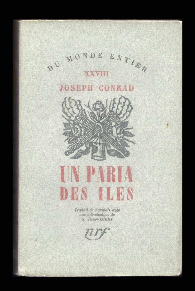 Item #30533 UN PARIA DES ILES [AN OUTCAST OF THE ISLAND, 1896]. Joseph Conrad.