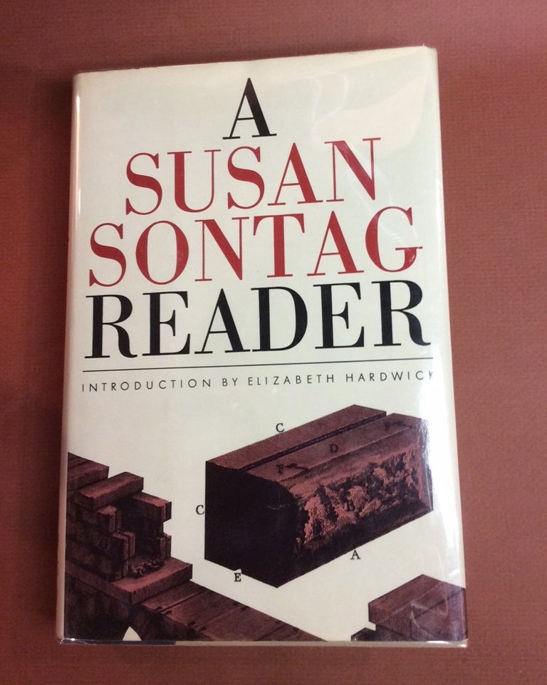 Item #30618 A SUSAN SONTAG READER. Signed. Susan Sontag