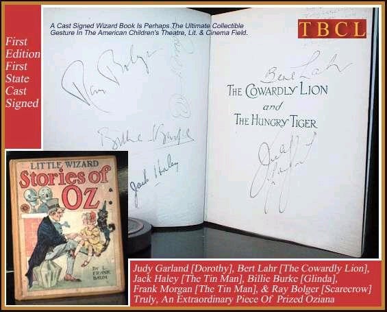 Item #30792 LITTLE WIZARD OF OZ. [Wizard Of Oz, SIGNED By Cast], L. Frank Baum