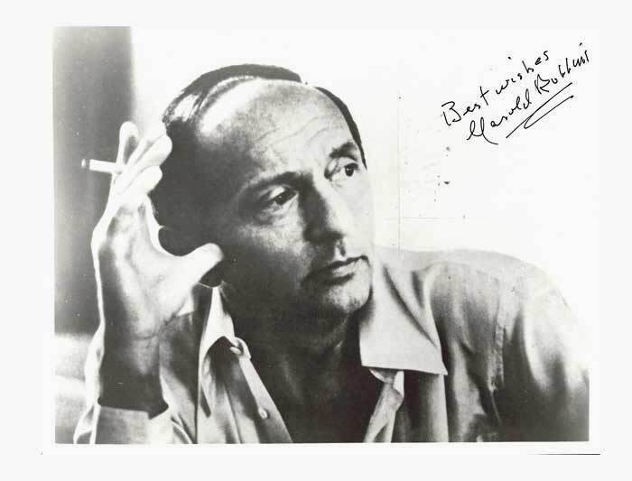 Item #30884 PRESS PHOTO. Signed. Harold Robins