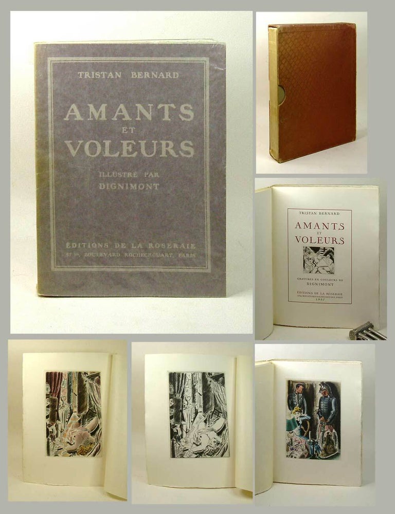 Item #31182 AMANTS ET VOLEURS. Signed. Tristan Bernard, André Dignimont