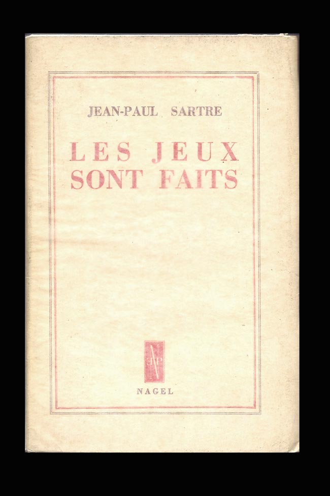 Item #31228 LES JEUX SONT FAIT. Jean Paul Sartre.