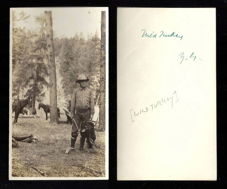 Item #31254 SIGNED PHOTOGRAPH. Zane Grey