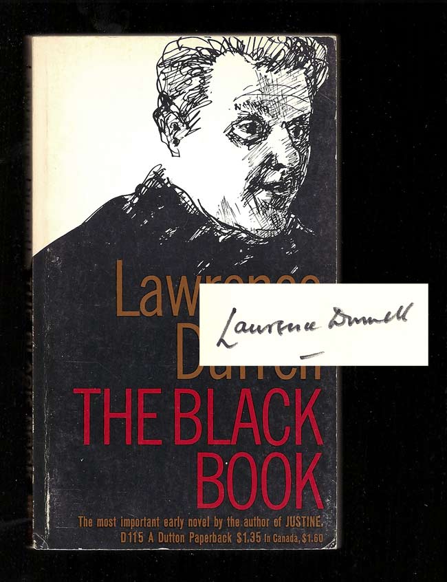 Item #31279 THE BLACK BOOK. Signed. Lawrence Durrell