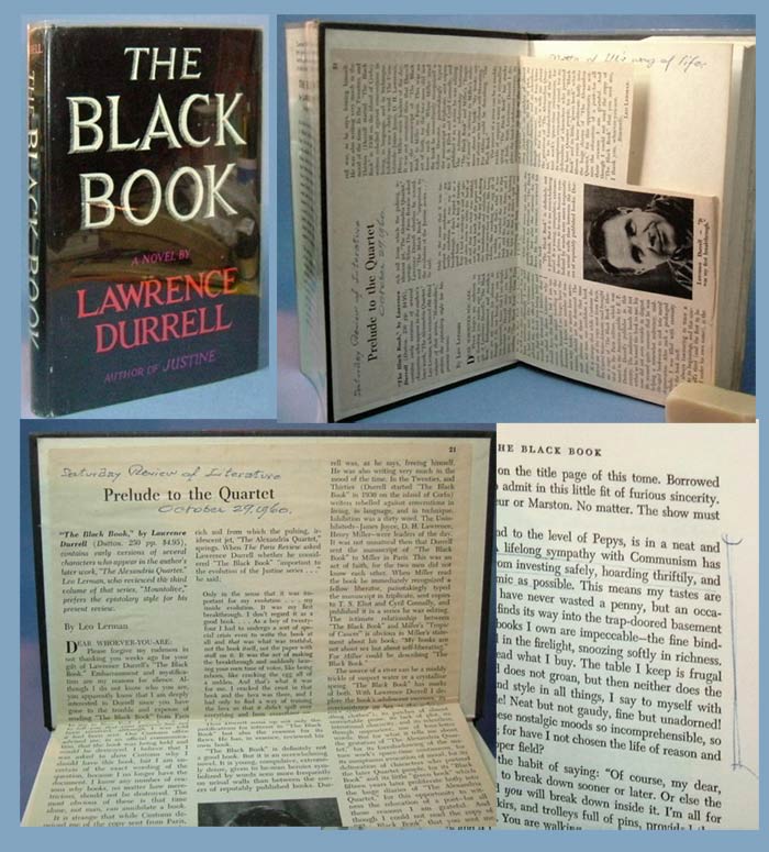 Item #31281 THE BLACK BOOK. Signed. Lous Untermeyer's, Lawrence Durrell