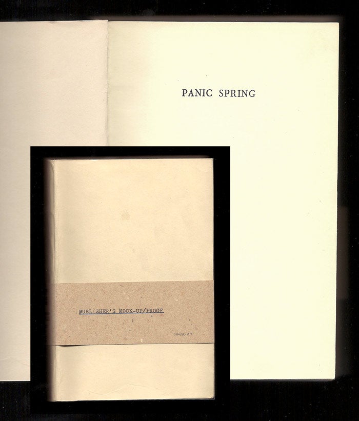 Item #31294 PANIC SPRING. Lawrence Durrell, Charles Norden