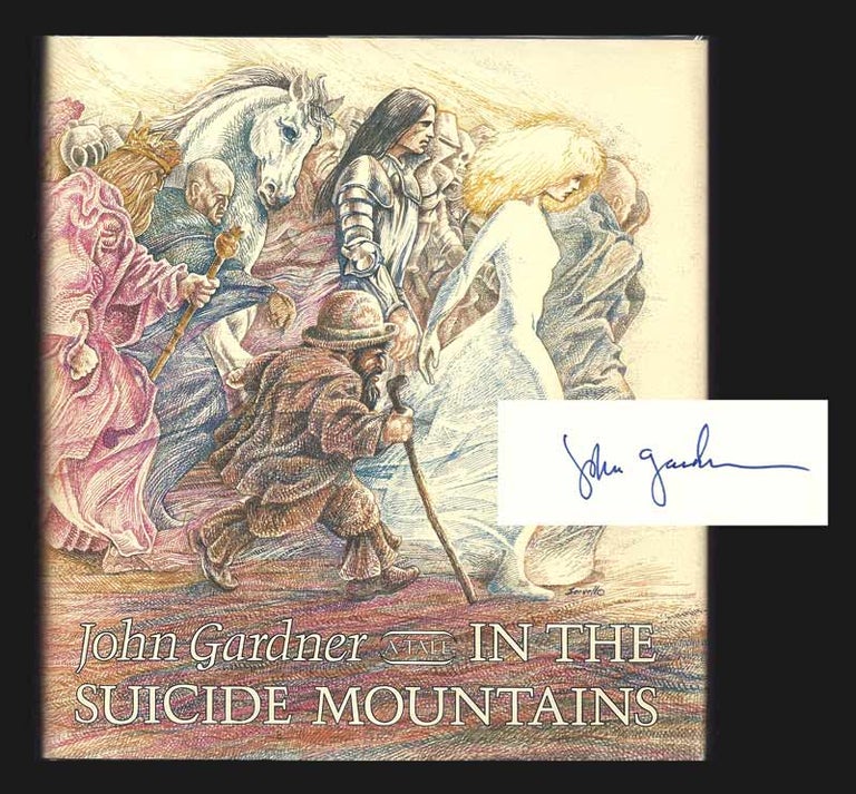 Item #31372 IN THE SUICIDE MOUNTAINS. Signed. John Gardner