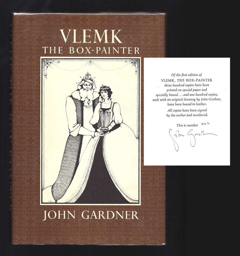 Item #31373 VLEMK THE BOX PAINTER. Signed. John Gardner