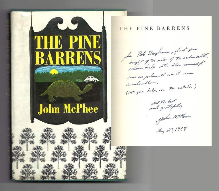 Item #31386 THE PINE BARRENS. Signed. John McPhee