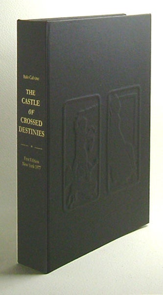 Item #31438 THE CASTLE OF CROWNED DESTINIES. Collector's Clamshell Case Only. Italo Calvino