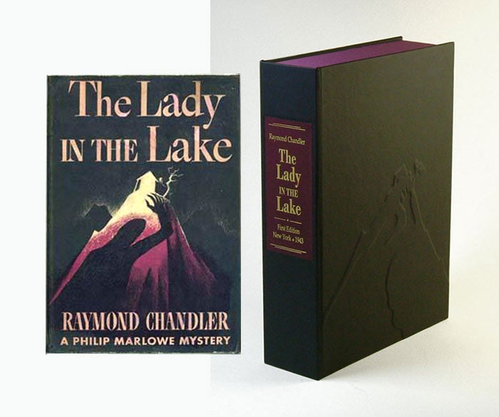 Item #31445 THE LADY IN THE LAKE. Collector's Clamshell Case Only. Raymond Chandler