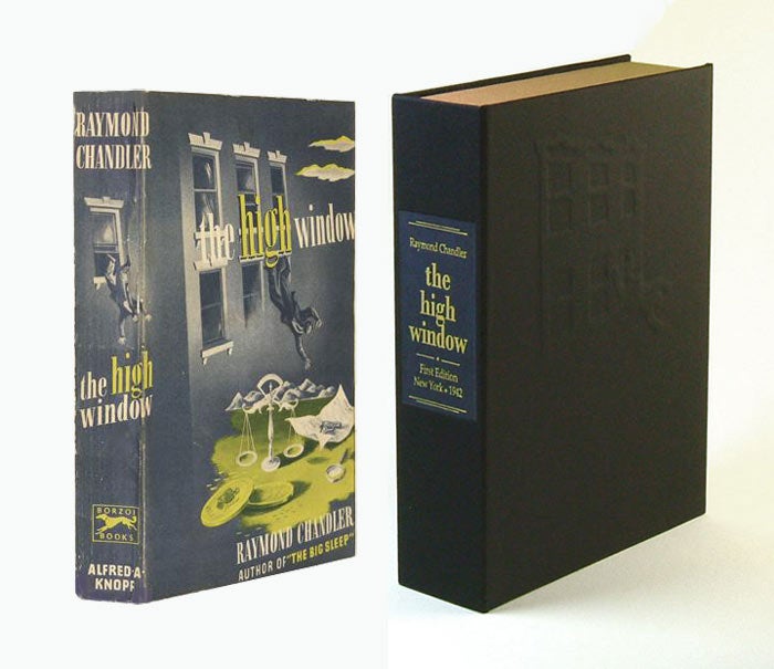 Item #31446 THE HIGH WINDOW. Collector's Clamshell Case Only. Raymond Chandler