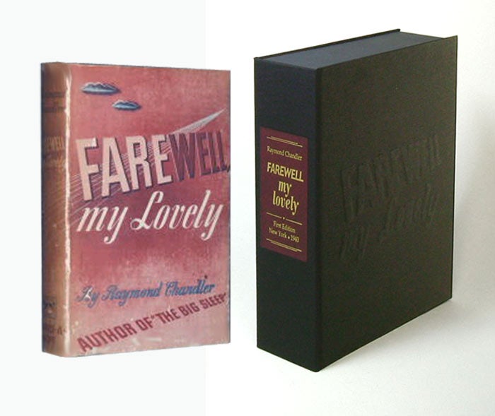 Item #31447 FAREWELL MY LOVELY. Collector's Clamshell Case Only. Raymond Chandler