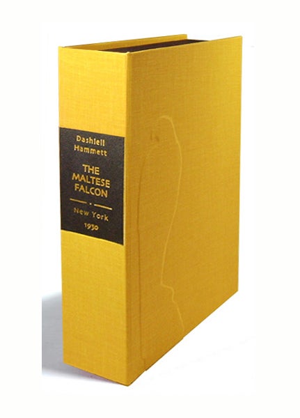 Item #31458 THE MALTESE FALCON. Custom Collector's 'Sculpted' Clamshell Case. Dashiell Hammett