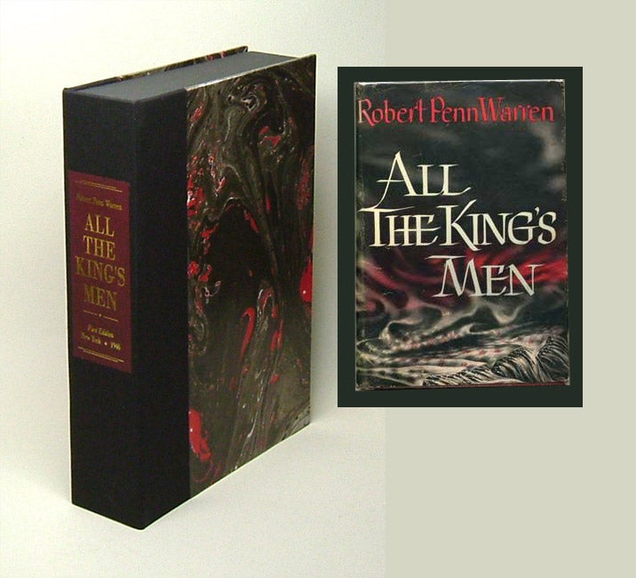 Item #31482 ALL THE KING'S MEN. Custom Clamshell Case. Robert Penn Warren.