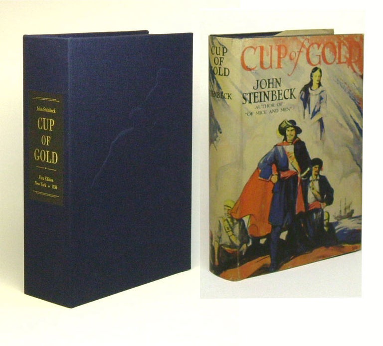 Item #31496 CUP OF GOLD. Custom Collector's 'Sculpted' Clamshell Case. John Steinbeck