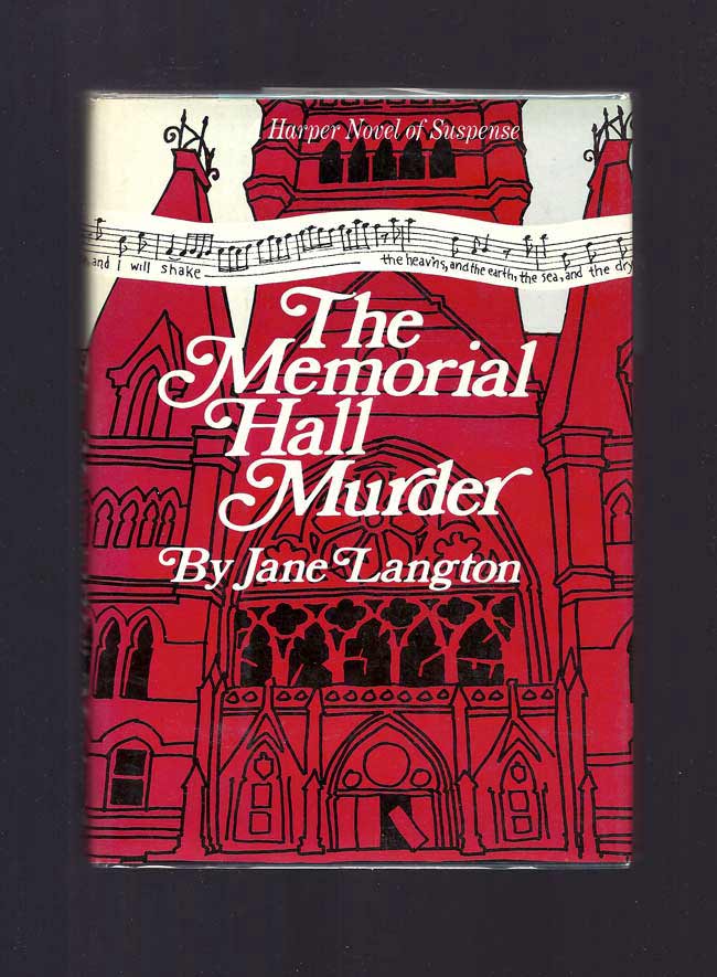 Item #31572 THE MEMORIAL HALL MURDER. Jane Langton