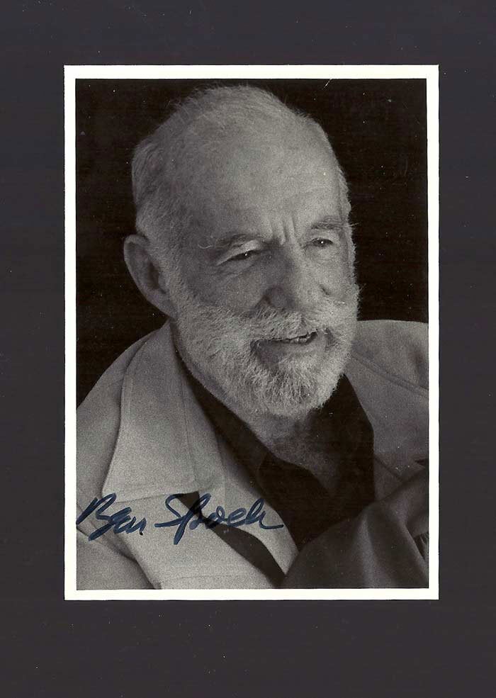 Item #31641 Original Photograph, Signed. Benjamin McLane Spock